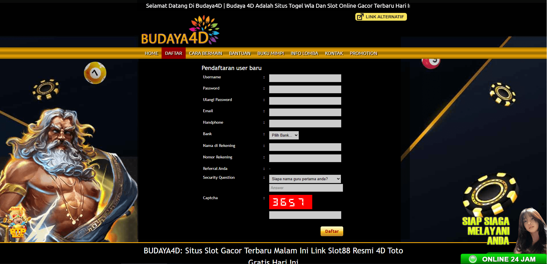 daftar budaya4d